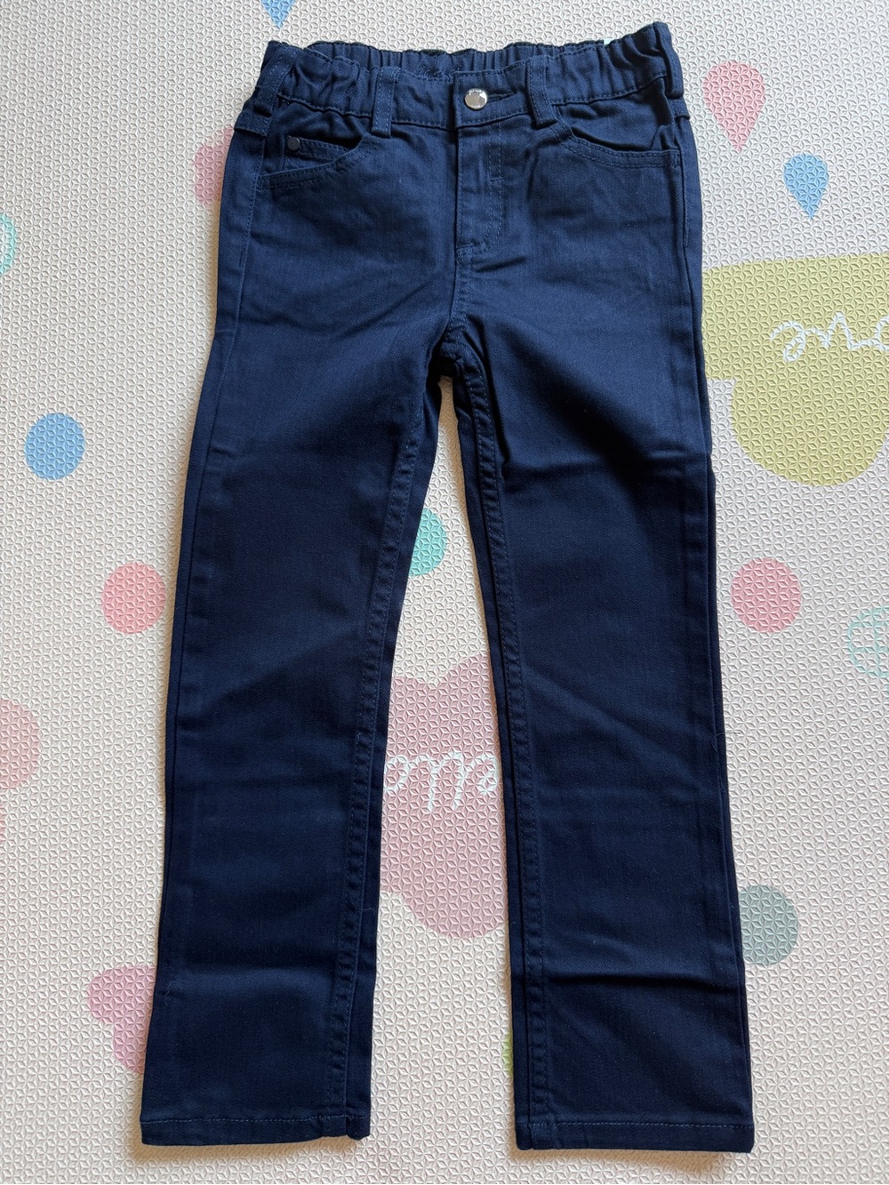 Jacadi Navy Pull-On Stretch Jeans for Kids